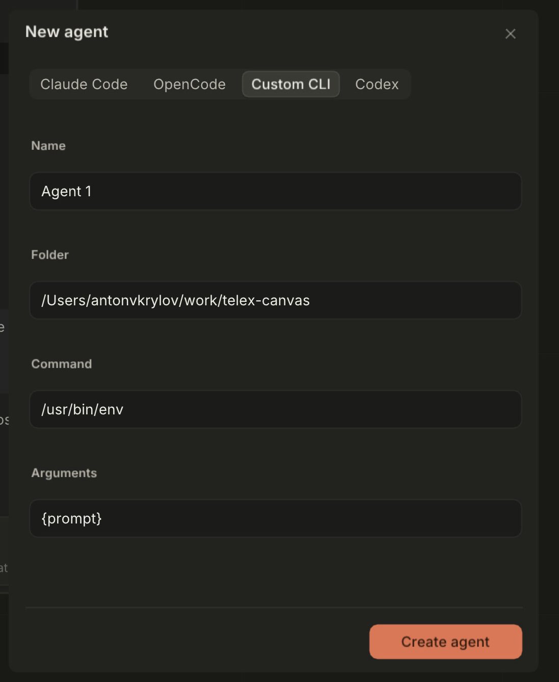 Custom CLI.